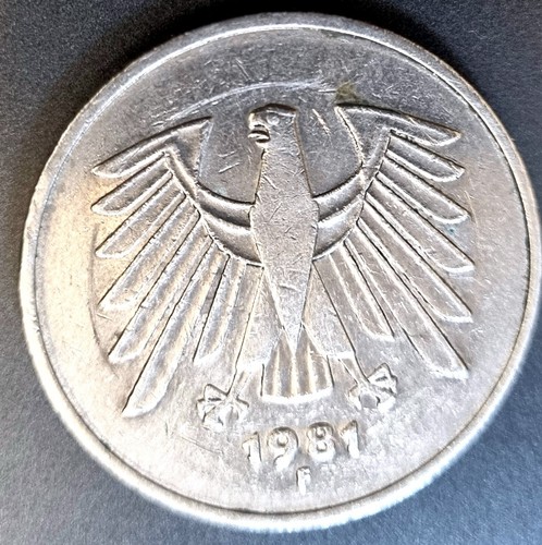 5dm 1981f fehlprägungen der - 5dm, 1981f,