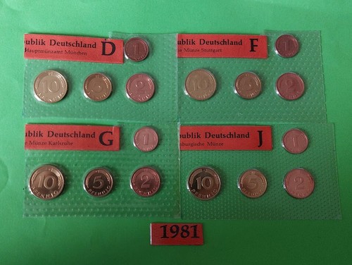 Pfennig 1981 d f g - pfennig,
