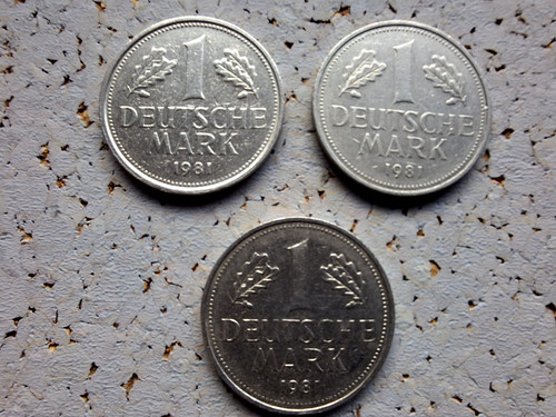 1981 dm kursmünzen - ,