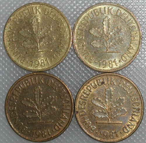 Pfennig 1981 g - 1981, f