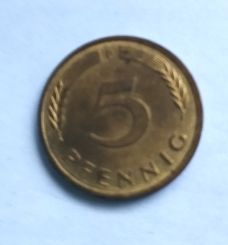 Brd pfennig 1981 messing - 1981, f