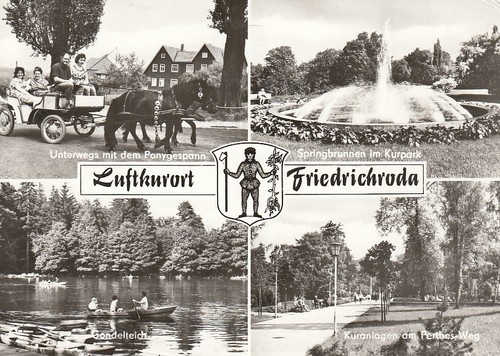 Friedrichroda mehrbildkarte - friedrichroda,,