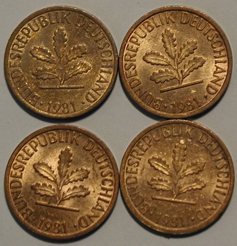 Pfennig 1981 g j - d,